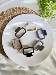 Korean Square Design Hair Claw Clip